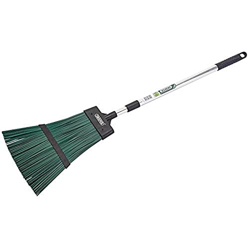 Draper 28160 Telescopic Aluminium Broom, 320mm x 320mm