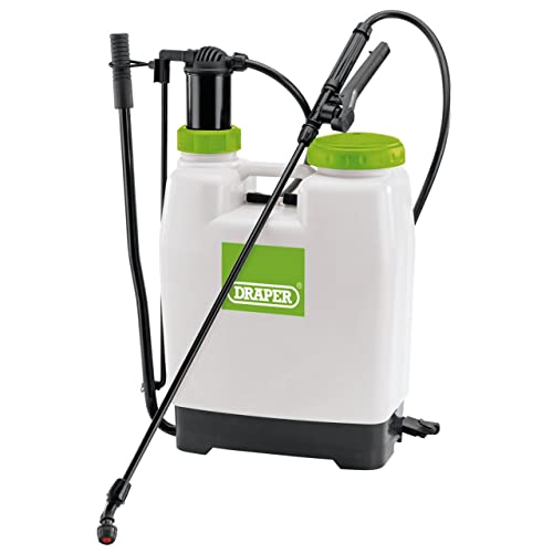 Draper 63056 Knapsack Pressure Sprayer, 12 Litre Capacity , Green