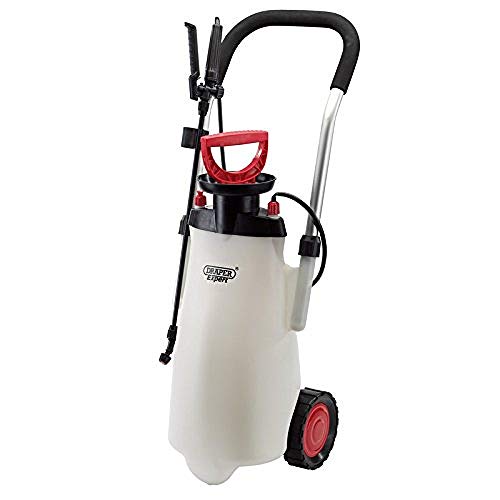 Draper DRA82583 EPDM Trolly Pump Sprayer, White, 15 Litre