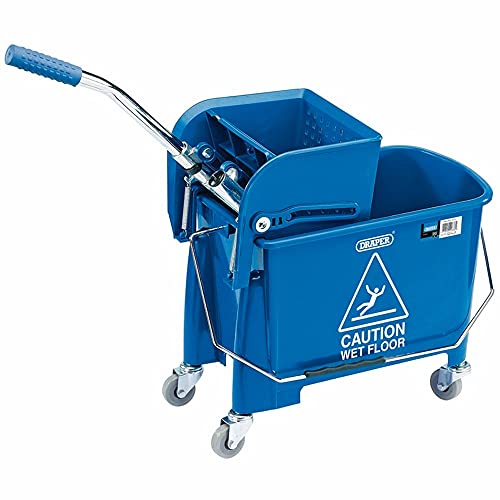 Draper 24838 Kentucky Mop Bucket with Wringer, 20L, Blue