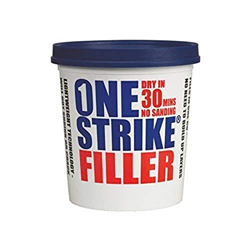 Everbuild Ð One Strike Ð Multi-Purpose Quick-Drying Filler Ð One-Time Application Ð White Ð 450 ml Tub