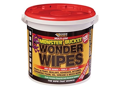 Everbuild Monster Wonder Wipes Tub 500 by Everbuild