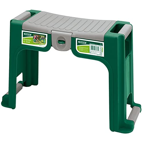 Draper GKS/1 Gardener's Kneeler Seat, Green, 58.1 x 22.3 x 37.8 cm