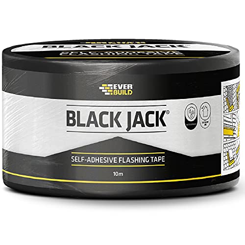 Everbuild Black Jack Flashing Trade Tape, Lead Look, 100 mm x 10 m