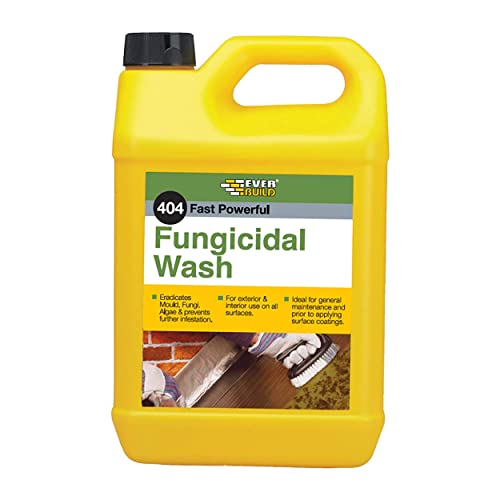 Everbuild EVBFUN5 404 Fast Powerful Fungicidal Wash, 5 Litre