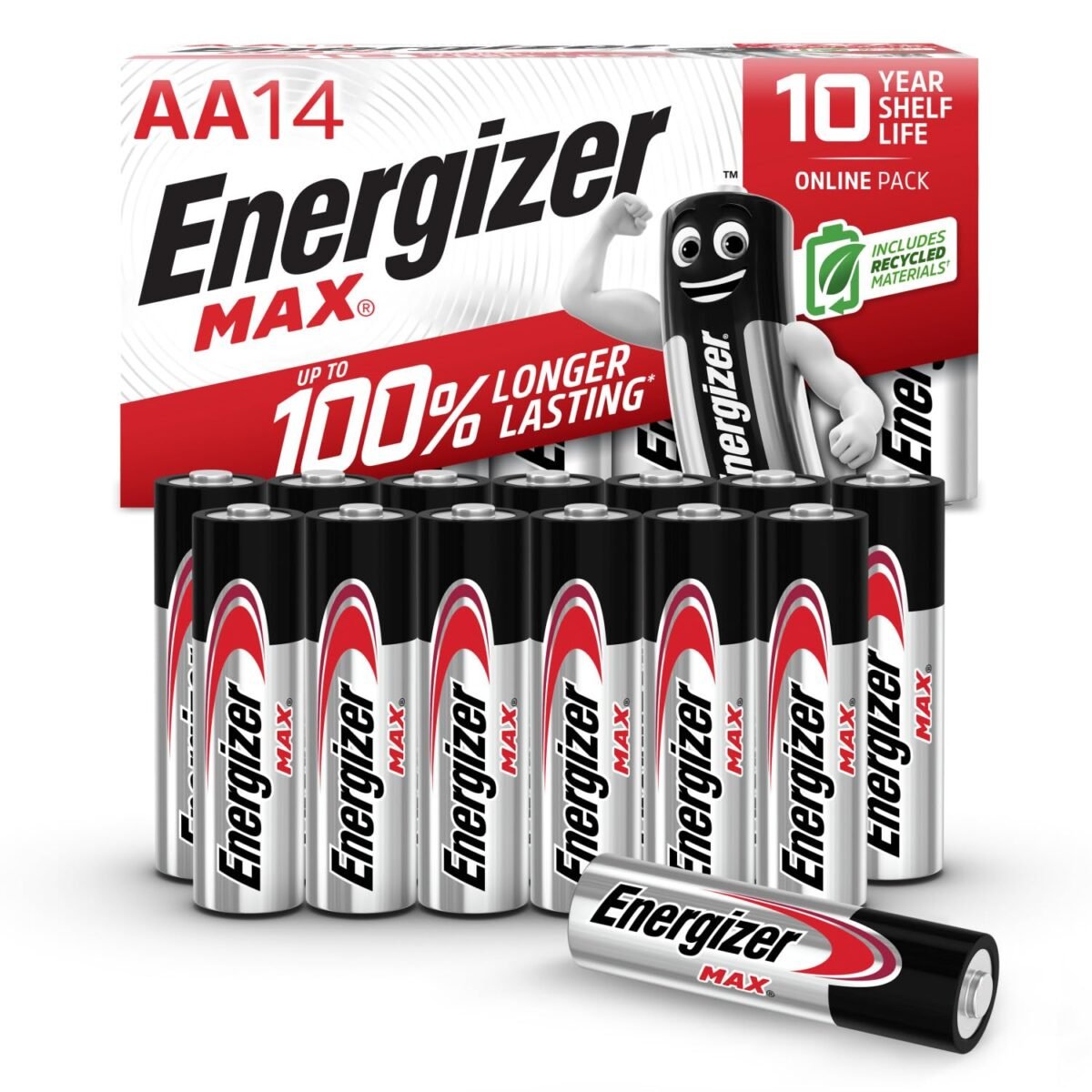 Energizer AA Batteries, Max, 14 Pack, Double A Battery Pack - (Packaging May Vary) - Image 1