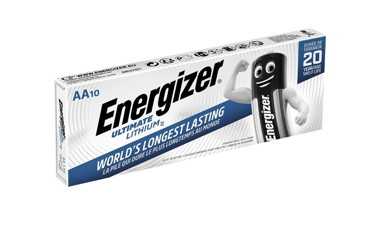Energizer 634352 AA Ultimate Lithium Battery (Pack of 10) - Image 1
